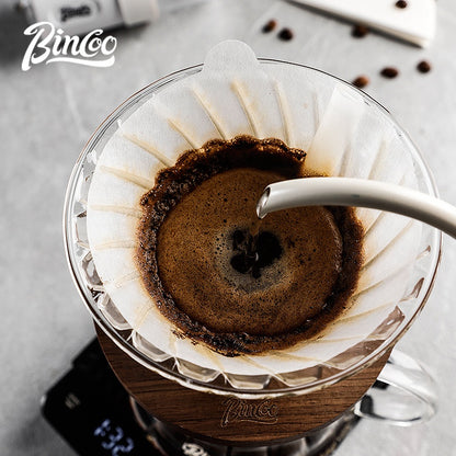 BINCOO Hand Brewed Coffee Pot Gift Box Set Filter Cup Sharing Pot Home Manual Bean Grinder Coffee Utensils Set Best Gift