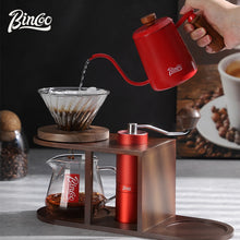 BINCOO Hand Brew Coffee Pot Set Hand Grinder Coffee Maker Sharing Pot with Glass Filter Cup Coffee Hand Brew Pot Complete Set