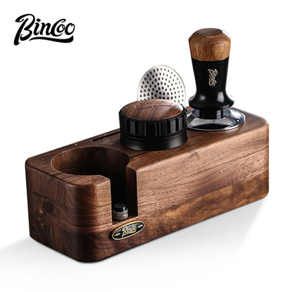 BINCOO Coffee Powder Dispenser Italian Tamping Hammer Combination Set Coffee Machine Handle Filling Base Coffee Utensils 51MM/58MM