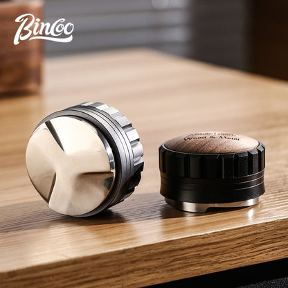 BINCOO Coffee Powder Dispenser Three-grain Texture Powder Dispenser Espresso Coffee Accessories 51MM/58MM