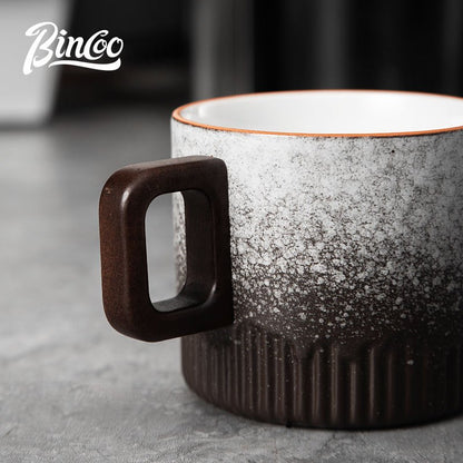 BINCOO Hand Brewed Coffee Pot Set Ceramic Filter Cup Sharing Pot Home Hand Grinder Coffee Machine Coffee Utensil Set