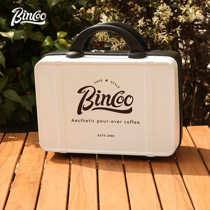 BINCOO Coffee Suitcase Hand-brewed Coffee Set  Portable Storage Box  for Outdoor Travel