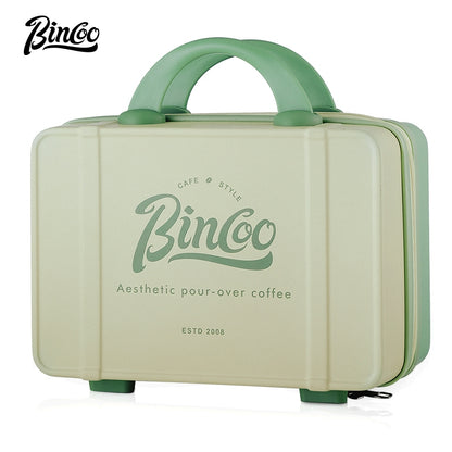 BINCOO Coffee Storage Box Hand-brewed Coffee Set Moka Pot Camping Coffee Tool Carrying Case Outdoor Portable