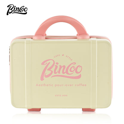 BINCOO Coffee Storage Box Hand-brewed Coffee Set Moka Pot Camping Coffee Tool Carrying Case Outdoor Portable
