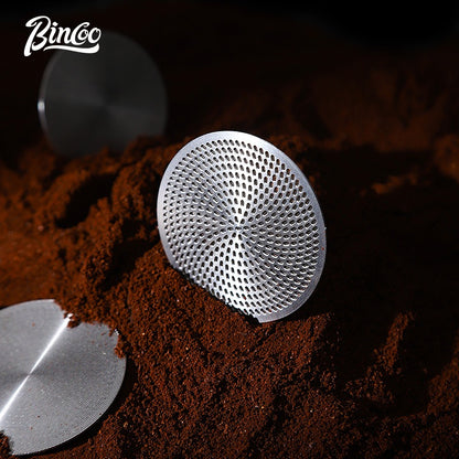 BINCOO Coffee Secondary Water Distribution Network Stainless Steel Espresso Handle Extraction Filter Coffee Equipment 51MM/58MM