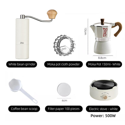 BINCOO Manual Coffee Grinder Six-star Steel Core Coffee Bean Grinder Espresso Machine for Home Office
