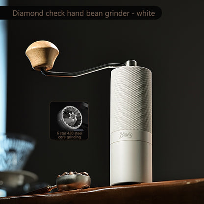 BINCOO Manual Coffee Grinder Six-star Steel Core Coffee Bean Grinder Espresso Machine for Home Office