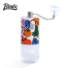 BINCOO Manual Steel Core Grinder Coffee Bean Grinder Portable Artistic Graffiti Version