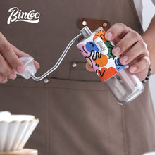 BINCOO Manual Steel Core Grinder Coffee Bean Grinder Portable Artistic Graffiti Version