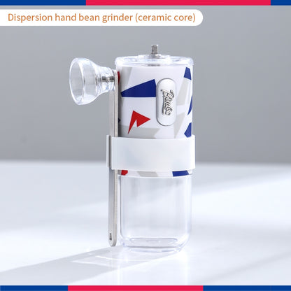 BINCOO Manual Steel Core Grinder with Foldable Handle Coffee Bean Grinder Portable Artistic Graffiti Version