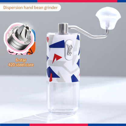 BINCOO Manual Steel Core Grinder with Foldable Handle Coffee Bean Grinder Portable Artistic Graffiti Version