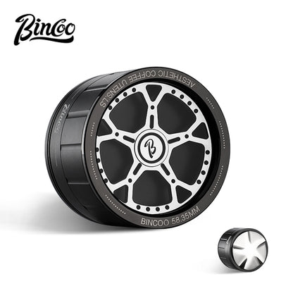 BINCOO Self-gravity Cloth Powder Distributor Adjustment-free Adaptive Coffee Powder Distributor Three pulp and Five pulp Texture only Suitable for 58MM