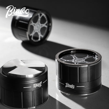 BINCOO Self-gravity Cloth Powder Distributor Adjustment-free Adaptive Coffee Powder Distributor Three pulp and Five pulp Texture only Suitable for 58MM