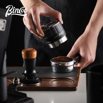 BINCOO Self-gravity Cloth Powder Distributor Adjustment-free Adaptive Coffee Powder Distributor Three pulp and Five pulp Texture only Suitable for 58MM