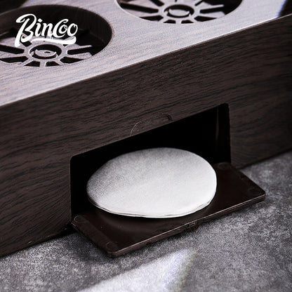 BINCOO Multifunctional Coffee Press Base Coffee Cracker Box Espresso Bar Press Hammer Set Coffee Machine Utensils 51MM/58MM