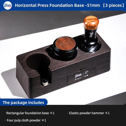 BINCOO Multifunctional Coffee Press Base Coffee Cracker Box Espresso Bar Press Hammer Set Coffee Machine Utensils 51MM/58MM