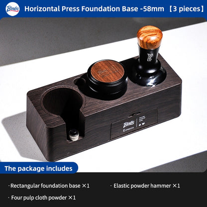 BINCOO Multifunctional Coffee Press Base Coffee Cracker Box Espresso Bar Press Hammer Set Coffee Machine Utensils 51MM/58MM