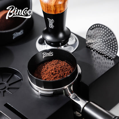 BINCOO Multifunctional Coffee Press Base Coffee Cracker Holder Coffee Presser Cloth Powder Set Espresso Machine Utensils 51MM/58MM