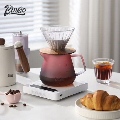 BINCOO Hand Brew Coffee Pot Set Hand Grinder Coffee Maker Complete Set Filter Cup Sharing Pot Coffee Utensils