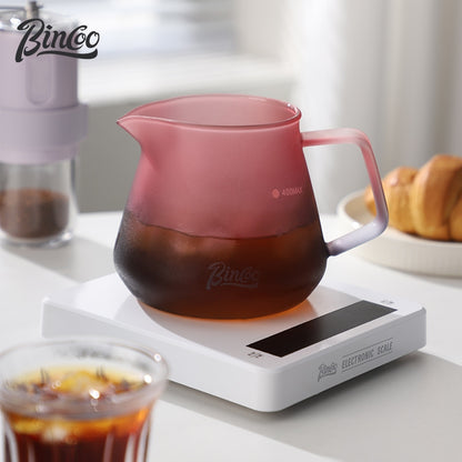 BINCOO Hand Brew Coffee Pot Set Hand Grinder Coffee Maker Complete Set Filter Cup Sharing Pot Coffee Utensils