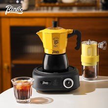 BINCOO Double Valve Moka Pot Home Espresso Small Hand Brew Coffee Pot Set Coffee Machine Appliances 2Cups