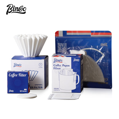 BINCOO Hand Brewed Coffee Filter Paper Household Moka Pot Filter Paper Universal Filter Paper for Espresso Machine
