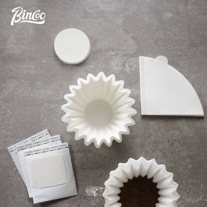 BINCOO Hand Brewed Coffee Filter Paper Household Moka Pot Filter Paper Universal Filter Paper for Espresso Machine