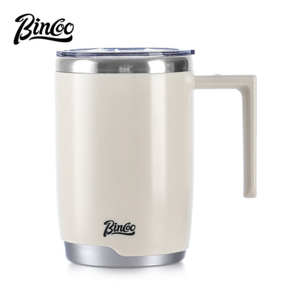 BINCOO Electric Mixing Cup 316 Stainless Steel Rechargeable Magnetic Fully Automatic Stirring Coffee Cup 400ML