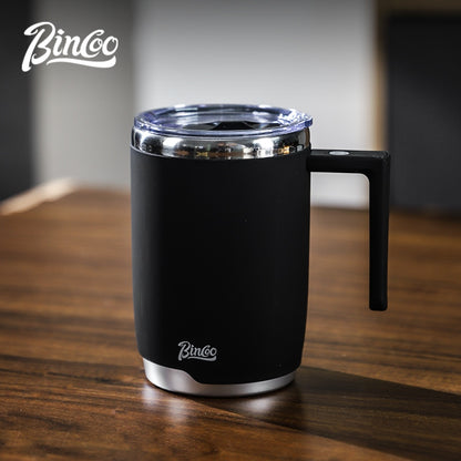 BINCOO Electric Mixing Cup 316 Stainless Steel Rechargeable Magnetic Fully Automatic Stirring Coffee Cup 400ML