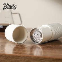 BINCOO Electric Coffee Grinder Home Hand Brewing Pot Set Small Coffee Bean Grinder Set Portable Steel Core