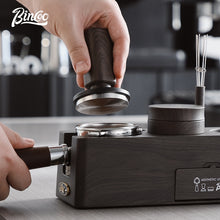 BINCOO Coffee Wood Grain Powder Press Base Cloth Powder Press Hammer Set Coffee Machine Accessories 51MM/58MM