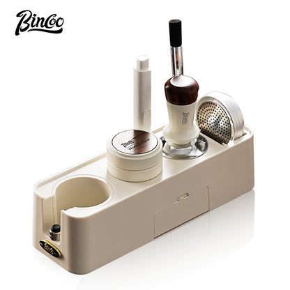 BINCOO Espresso Machine Powder Press Base Stretchy Powder Press Hammer Triple Paddle Powder Fabricator 3-Piece Set 51MM/58MM