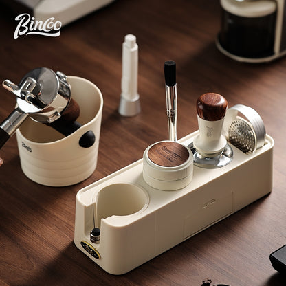 BINCOO Espresso Machine Powder Press Base Stretchy Powder Press Hammer Triple Paddle Powder Fabricator 3-Piece Set 51MM/58MM