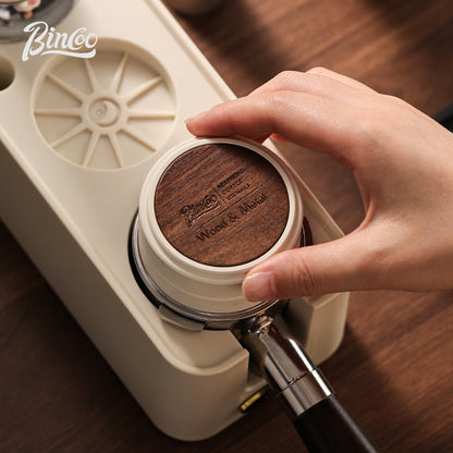 BINCOO Espresso Machine Powder Press Base Stretchy Powder Press Hammer Triple Paddle Powder Fabricator 3-Piece Set 51MM/58MM