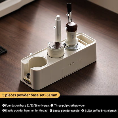 BINCOO Espresso Machine Powder Press Base Stretchy Powder Press Hammer Triple Paddle Powder Fabricator 3-Piece Set 51MM/58MM