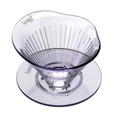 Bincoo V01/V02 Filter Cup Hand Brewed Coffee Filter Cup V60 Drip Filter Flower Shaped Coffee Dripper Tritan