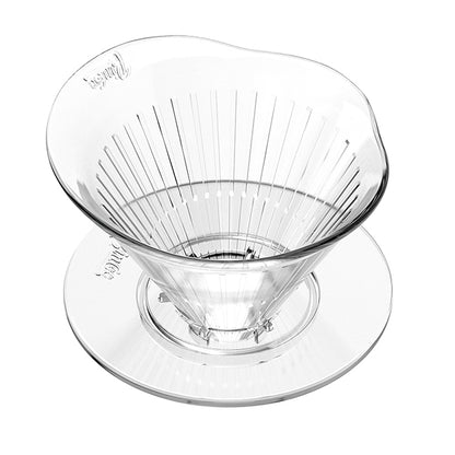 Bincoo V01/V02 Filter Cup Hand Brewed Coffee Filter Cup V60 Drip Filter Flower Shaped Coffee Dripper Tritan