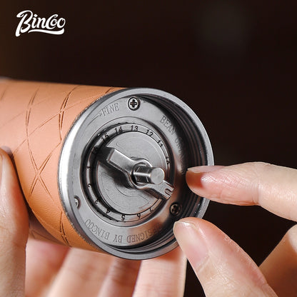 BINCOO Manual Bean Grinder Small Coffee Bean Grinder with Sieve Hand Brewing Professional Grinding Coffee Machine