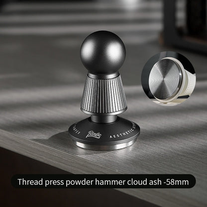 BINCOO Creative Coffee Tamper Stretch Powder Press Hammer Espresso Handle Balance Powder Press Coffee Utensils 58MM