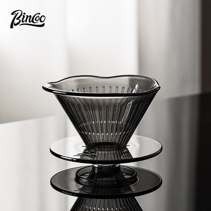 BINCOO Hand Brewed Coffee Filter Cup Drip Filter Mug Set Home Coffee Sharing Pot Hand Brewing Kettle Manual Grinder Set Coffee Utensils Set 500ML/700ML