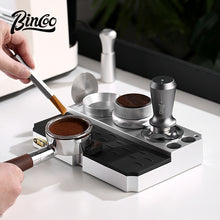 BINCOO Multi-functional Powder Press Handle Base Espresso Machine Cloth Powder Press Hammer Tamper Utensils Storage Set 51MM/58MM