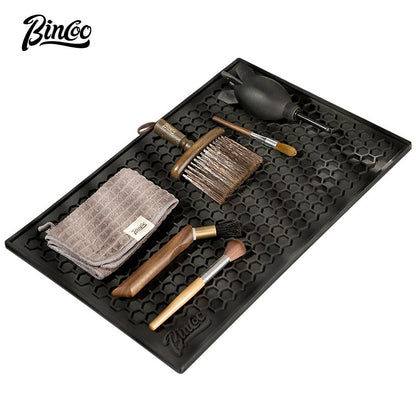 BINCOO Coffee Machine Cleaning Brush Coffee Grinder Cleaning Brush Bar Storage Cleaning Accessories