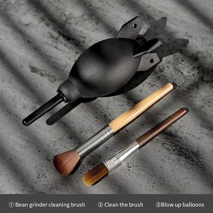 BINCOO Coffee Machine Cleaning Brush Coffee Grinder Cleaning Brush Bar Storage Cleaning Accessories
