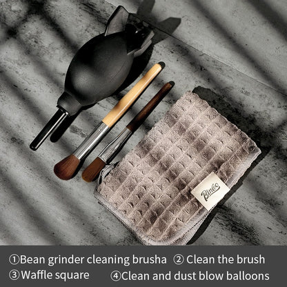 BINCOO Coffee Machine Cleaning Brush Coffee Grinder Cleaning Brush Bar Storage Cleaning Accessories