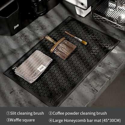 BINCOO Coffee Machine Cleaning Brush Coffee Grinder Cleaning Brush Bar Storage Cleaning Accessories