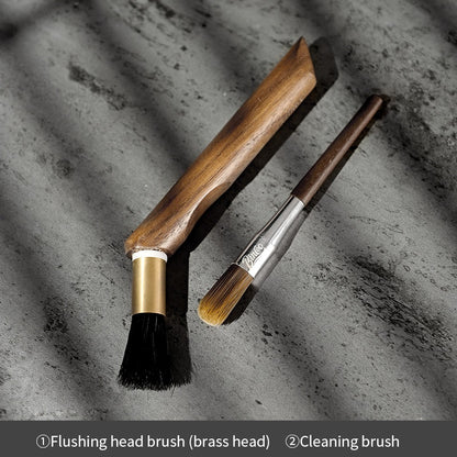 BINCOO Coffee Machine Cleaning Brush Coffee Grinder Cleaning Brush Bar Storage Cleaning Accessories