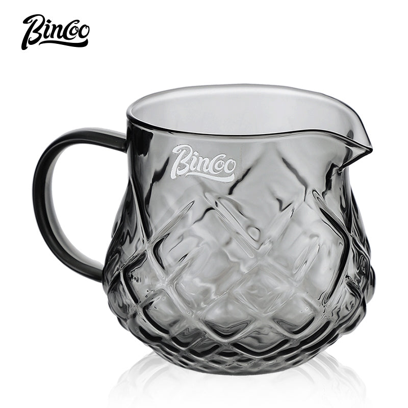 BINCOO Glass Cold Brew Coffee Pot Home Sharing Pot Latte Ice Americano Cold Brew Pot Hand Brew Coffee Pot Set 400ML