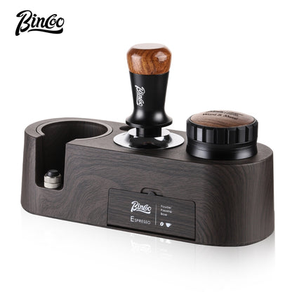 BINCOO Coffee Press Holder Cloth Powder Dispenser Set Coffee Machine Handle Filling Holder Coffee Storage Tools Complete Set 51MM/58MM