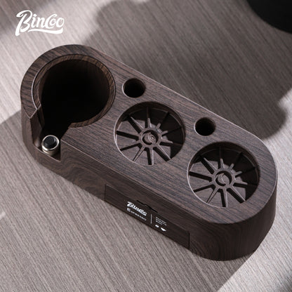 BINCOO Coffee Press Holder Cloth Powder Dispenser Set Coffee Machine Handle Filling Holder Coffee Storage Tools Complete Set 51MM/58MM