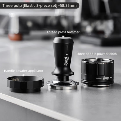 BINCOO Self-gravity Cloth Powder Distributor Adjustment-free Adaptive Coffee Powder Distributor Three Oars and Five Oars only for 58MM